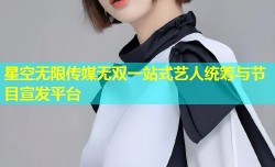 星空无限传媒无双一站式艺人统筹与节目宣发平台