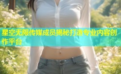 星空无限传媒成员揭秘打造专业内容创作平台