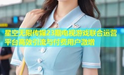 星空无限传媒23期电视游戏联合运营平台高效引流与付费用户激增